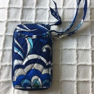 Vera Bradley Mediterranean Blue iPhone Wristlet